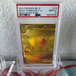 PSA 10 Pokemon Card Mega Charizard Ex SAR #110 MUR #116 Sequential Japanese - Image 5