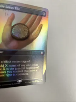 White Lotus Tile Borderless Foil Card #0330 MTG LP - Image 2