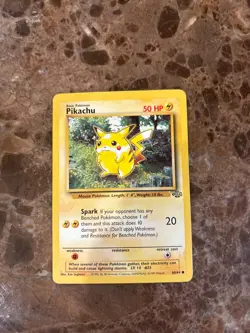 Rare Pikachu Pokemon Card Original 1995 Great Condition 50 hp 60/64 - Image 1