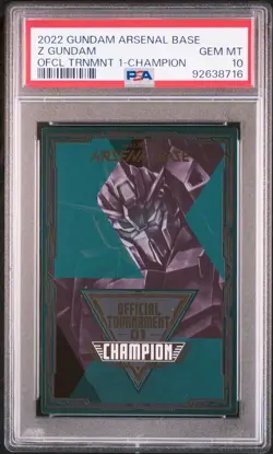 PSA10 Official Tournament 01 Winner Promo Z Gundam Gundam Arsenal Base Card - Image 1