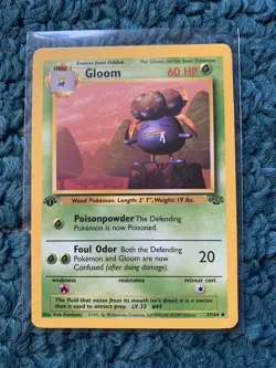 1st Edition Gloom 37/64 Jungle Set WOTC Vintage Pokemon Card 1999 - LP - Image 1