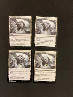 x4 Crumbling Vestige [Oath of The Gatewatch] Magic MTG Cards LP - Image 1