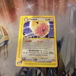 Pokemon TCG Clefable 41/165 Expedition E Card 2002 MP - Image 1