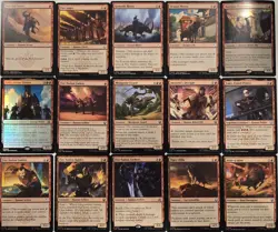Bumi Unleashed Commander Deck Avatar Earthbending Lands MTG EDH Custom 100 Cards - Image 5