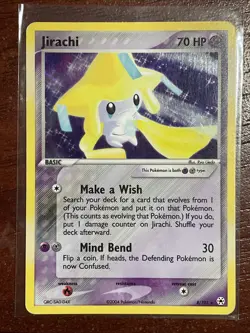 Jirachi 8/101 Holo Rare - EX Hidden Legends 2004 Pokemon Cards - LP - Image 1
