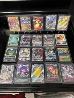 TCG Pokemon Card Lot (20) Art Rares Charizard Gengar Rayquaza - Image 1