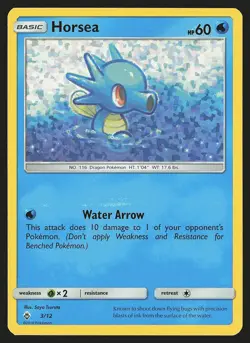 McDonald's Promos 2018 Horsea #003/012 Holo Promo Pokemon Card - Image 1