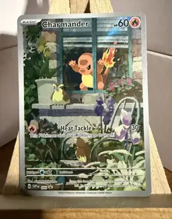 Pokemon Charmander SV: Scarlett & Violet Black Star Promo Card #044 Holo NM-MT! - Image 1