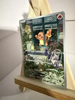 Pokemon Charmander SV: Scarlett & Violet Black Star Promo Card #044 Holo NM-MT! - Image 2