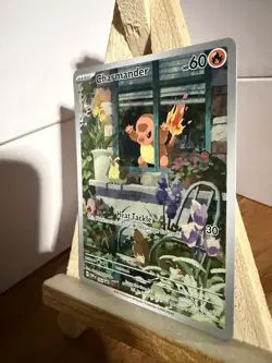 Pokemon Charmander SV: Scarlett & Violet Black Star Promo Card #044 Holo NM-MT! - Image 4