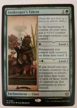 MTG Foil Innkeeper's Talent Card (2024) LP - Image 1