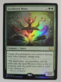 Seedborn Muse Foil NM MTG Commander Collection: Green - Image 1