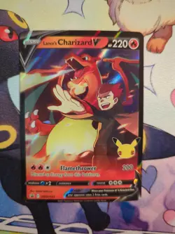 Lance's Charizard V SWSH133 SWSH: Sword & Shield Promo Cards Holo Celebrations - Image 1