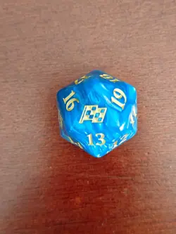 Magic Aetherdrift Oversized Spindown Life Counter D20 Dice Die - Image 1