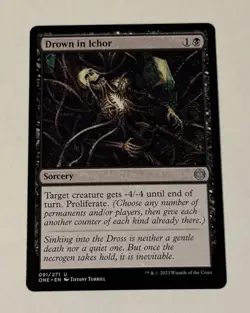 MTG Drown in Ichor - Phyrexia All Will Be One LP - Image 1