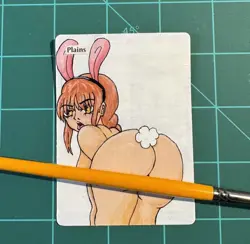 MTG Magic the Gathering / Plains/ AlteredHand-Painted / Makima Chainsaw Man - Image 1