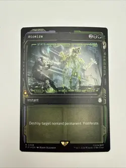 Atomize *** Showcase FOIL *** - MTG PIP Fallout - NM/MINT 338 - Image 1