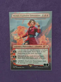MEIKO, Explosive Entertainer \ Chandra, Flamecaller - Secret Lair Drop Miku - Image 1
