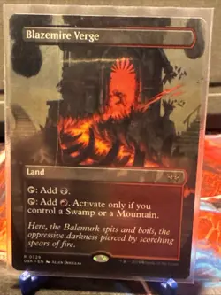 Blazemire Verge (Borderless) Duskmourn: House of Horror Regular - Image 1