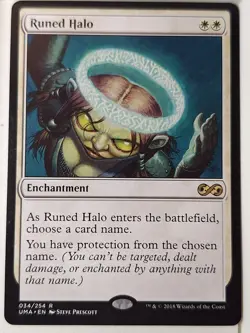 Runed Halo - Ultimate Masters - Magic the Gathering MTG Nice! - Image 1