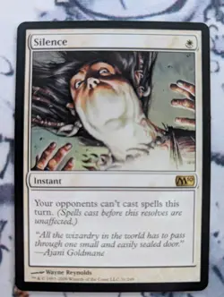MTG - Silence - Magic 2010 M10 - NM - Image 1