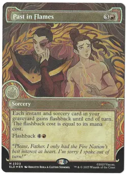 Past in Flames (2303) (Rainbow Foil) Secret Lair Drop SLD Avatar MTG Foil - Image 1