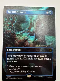 MTG TCG Rooftop Storm (Borderless) Innistrad Remastered Regular - Image 1