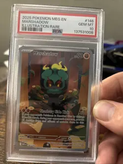 Pokemon TCG Marshadow Mega Evolution Illustration Card 146/132 - Image 1