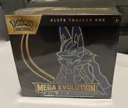 🔥Pokemon TCG Mega Evolutions ETB Lucario Factory Sealed New🔥 - Image 1