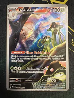 Toedscruel Paradox Rift 185/182 Holo Illustration Rare Near Mint Pokemon TCG - Image 1