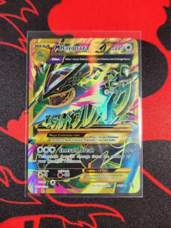 Pokemon Mega Rayquaza EX Full Art Ultra Rare Holo 98/98 XY Ancient Origins 220HP - Image 1