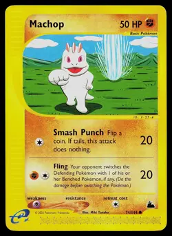 Pokemon Card - Machop Skyridge 74/144 Common - Image 1