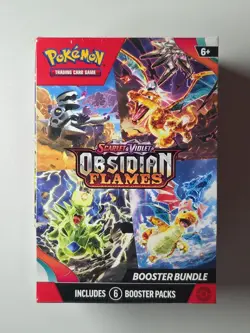 Pokemon TCG Obsidian Flames Booster Bundle 6 Booster Packs - New Factory Sealed - Image 1
