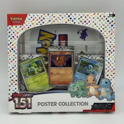Brand New Pokemon TCG Scarlet & Violet 151 Poster Collection Box Factory Sealed 820650853166 - Image 1
