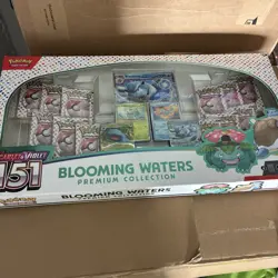 Pokemon TCG Scarlet & Violet 151 Blooming Waters Premium Collection Box Sealed - Image 1