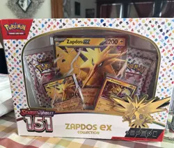 Pokemon TCG Scarlet & Violet 151 Zapdos EX Collection Box - NEW SEALED - Image 1