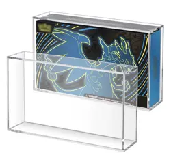 Pokemon Acrylic Case MEGA Charizard X UPC With Uv Protection - Image 1
