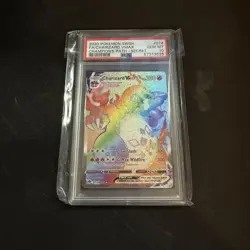 Charizard VMAX 074/073 PSA 10 Secret Rainbow Rare Pokemon Champion's Path - Image 1