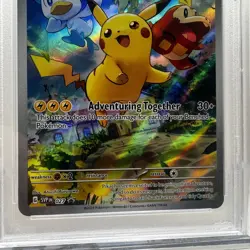 2023 POKEMON SVP EN PALDEA EVOLVED ETB PROMO #027 PIKACHU - PSA 9 MINT - Image 3