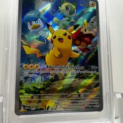 2023 POKEMON SVP EN PALDEA EVOLVED ETB PROMO #027 PIKACHU - PSA 9 MINT - Image 4