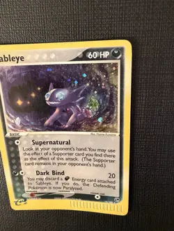 SWIRL Pokemon TCG Sableye #10/100 EX Sandstorm Holo 2003 English E-Reader - Image 2