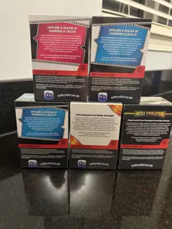 POKEMON TCG BOOSTER BUNDLE LOT WHITE FLARE BLACK BOLT SURGING MEGA NEW SEALED X5 - Image 3