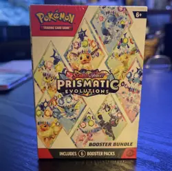 Pokemon TCG Scarlet & Violet Prismatic Evolutions Booster Bundle Factory Sealed - Image 1