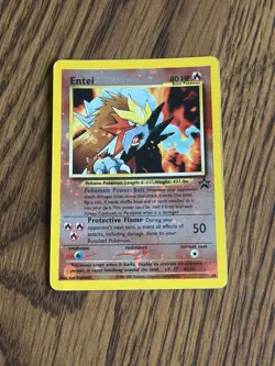 2001 Pokemon 3 Movie Black Star Promo Entei Reverse Holo 34 - MP / HP - Image 1