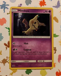 Pokemon TCG Mimikyu SM99 Holo Promo Sun & Moon English 2017 - Image 1