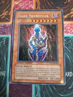 Yu-Gi-Oh! Dark Necrofear MC1-EN005 Limited Secret Rare NM/LP - Image 1