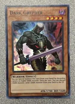 Dark Grepher DASA-EN042 Dark Saviors Super Rare Unlimited Edition NM - Image 1
