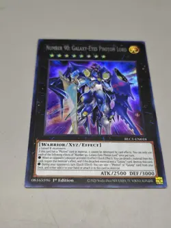 Yugioh! Number 90: Galaxy-Eyes Photon Lord (Silver) - BLC1-EN018 - Ultra Rare - - Image 1