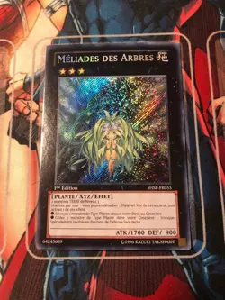 ** MELIAE OF THE TREES ** 1ST EDITION LP (FRENCH) SECRET RARE SHSP-EN055 YUGIOH! - Image 1