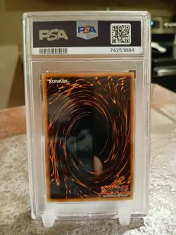 Yugioh Mask of Restrict PSA 9 LON-018 Unlimited Ultra Rare Mint - Image 2